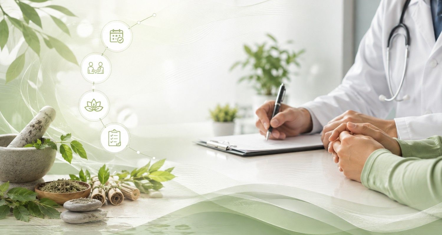 Booking an appointment at Cherian Ashram Holistic Centre